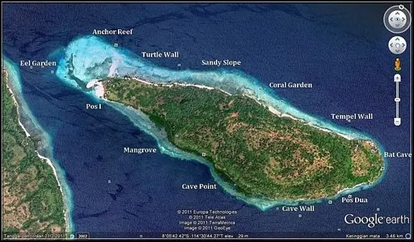 Pulau Menjangan Tauchplätze